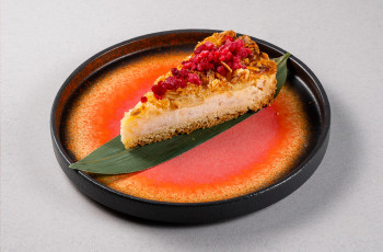 Торт рикотта с грушей